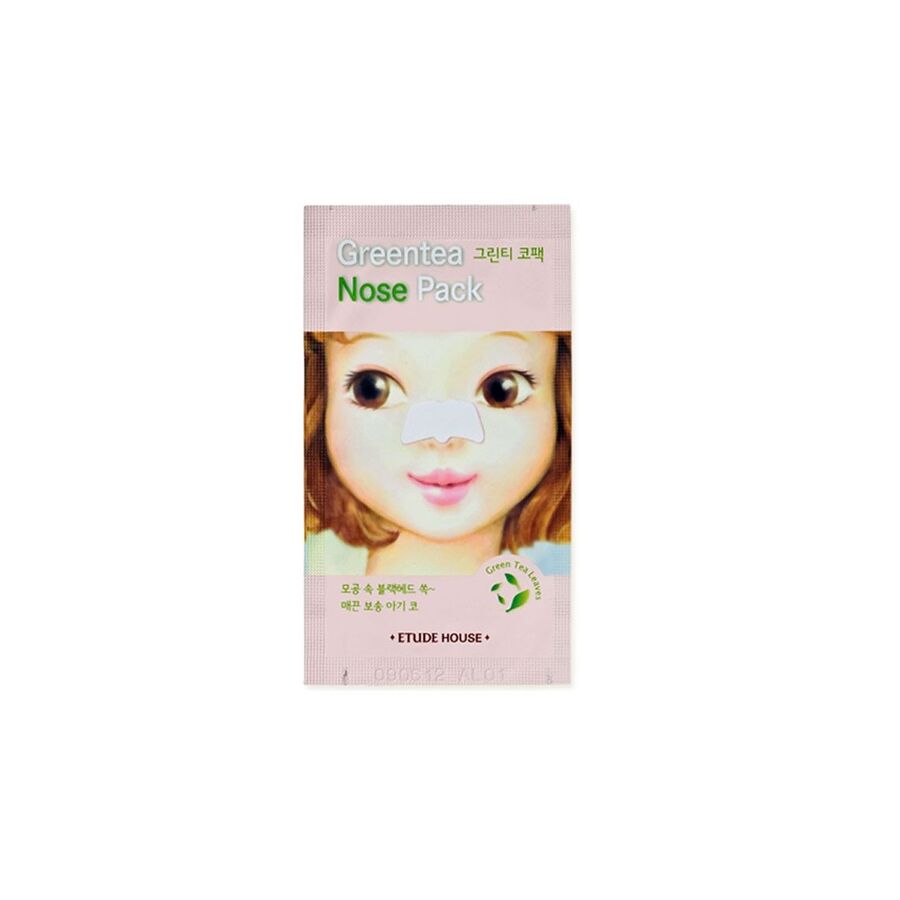 ETUDE Greentea Nose Pack AD, 0,65гр. Патч очищающий для носа