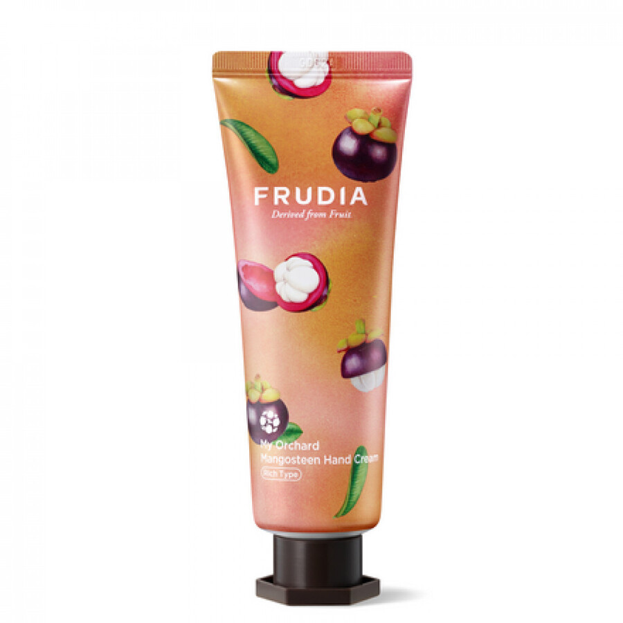 FRUDIA Squeeze Therapy Mangosteen Hand Cream, 80гр. Крем для рук ароматизированный с мангустином