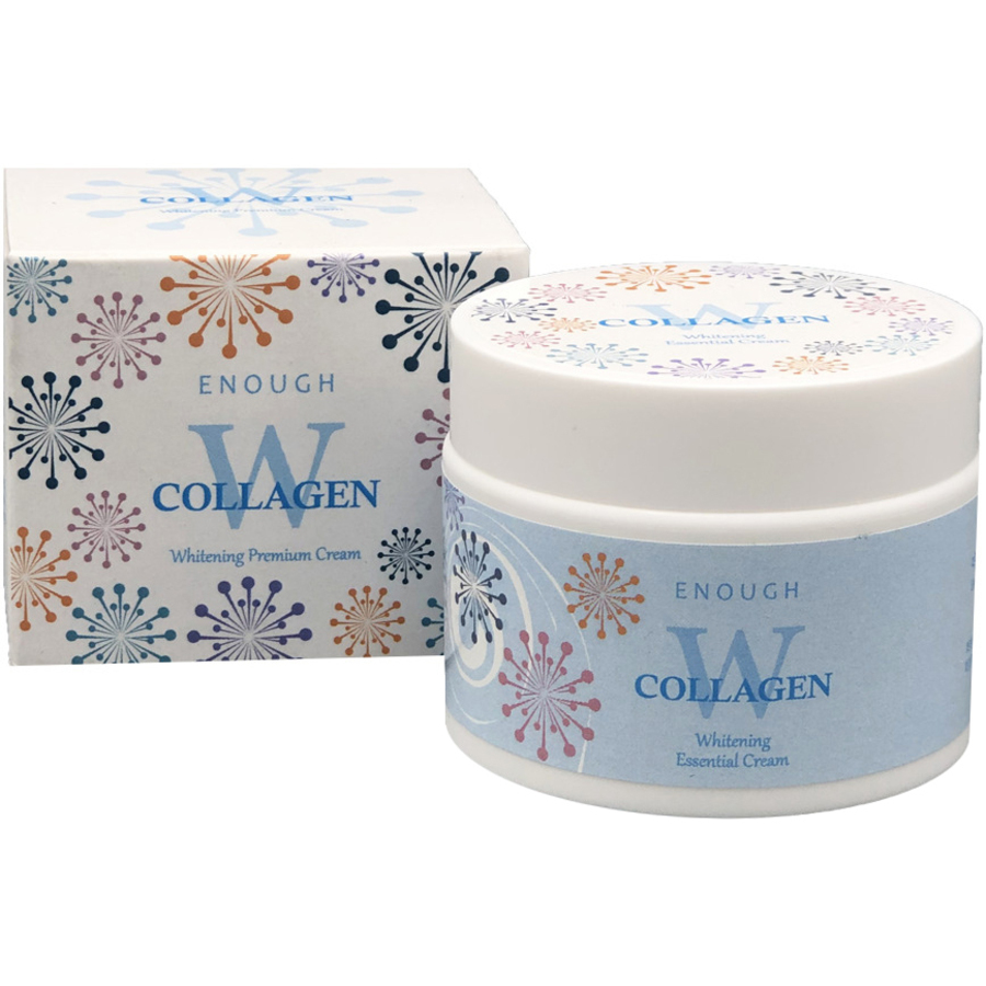 ENOUGH W Collagen Whitening Premium Cream, 50гр. Enough Крем для выравнивания тона лица с морским коллагеном