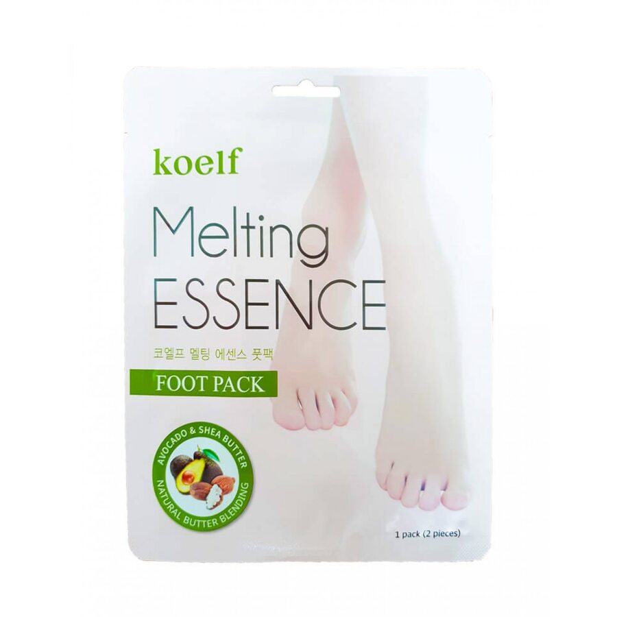 KOELF Melting Essence Foot Pack, 16гр. Koelf Маска-носочки для ног питательная с маслом ши