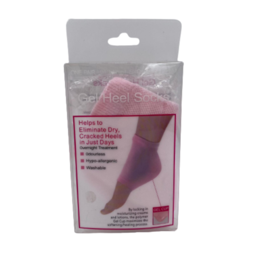 CHOK CHOK GELLS Gel Heel Socks, 1 пара Носочки для пяток многоразовые гелевые