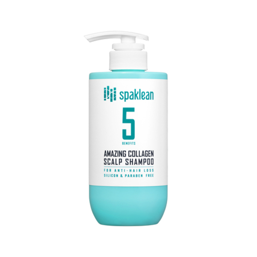 SPAKLEAN Amazing Collagen Scalp Shampoo, 500мл. Шампунь для волос и кожи головы с коллагеном