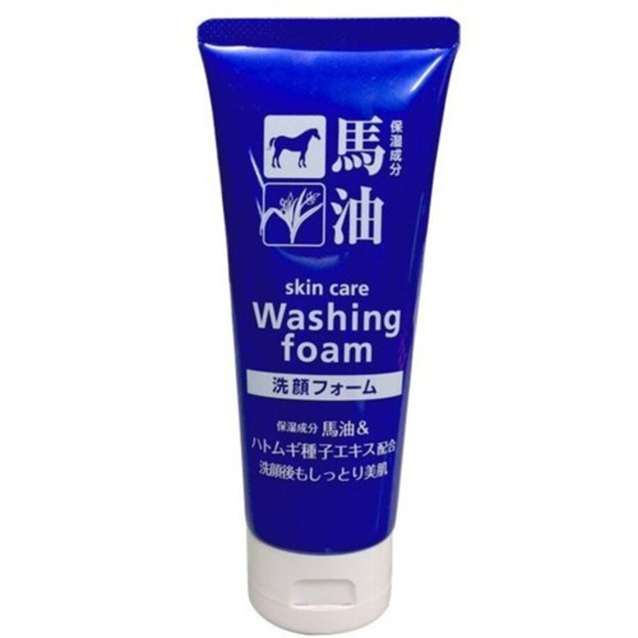 COSME STATION Horse Oil&Hatomugi Washing Foam, 130гр. Пенка для умывания с лошадиным маслом и экстрактом бусенника