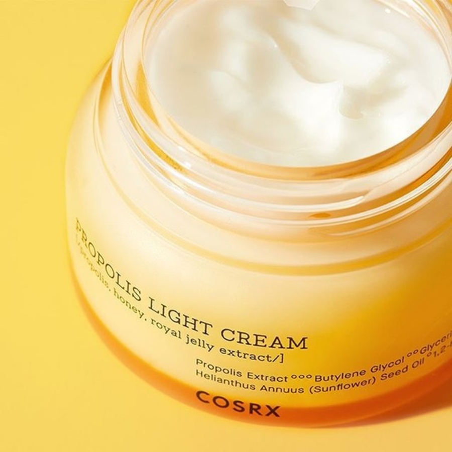 COSRX Full Fit Propolis Light Cream, 65мл. Крем для лица успокаивающий с прополисом чёрной пчелы