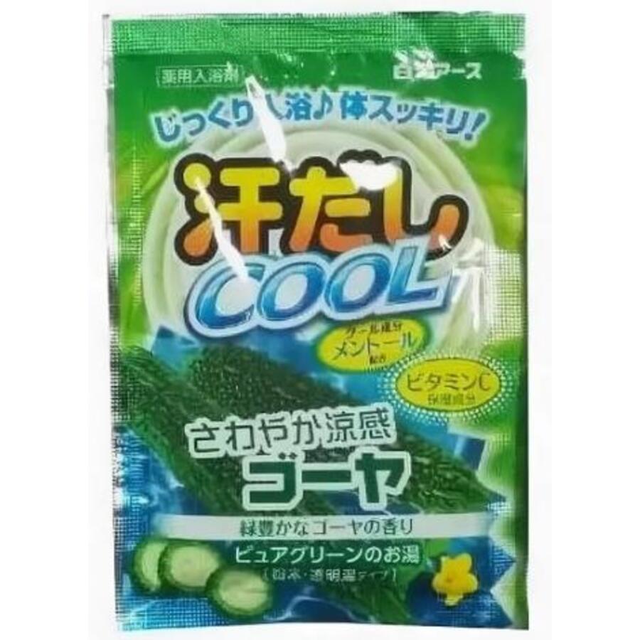HAKUGEN EARTH Asedashi Cool, 25гр. Соль для ванны освежающая с ментолом и Витамином С