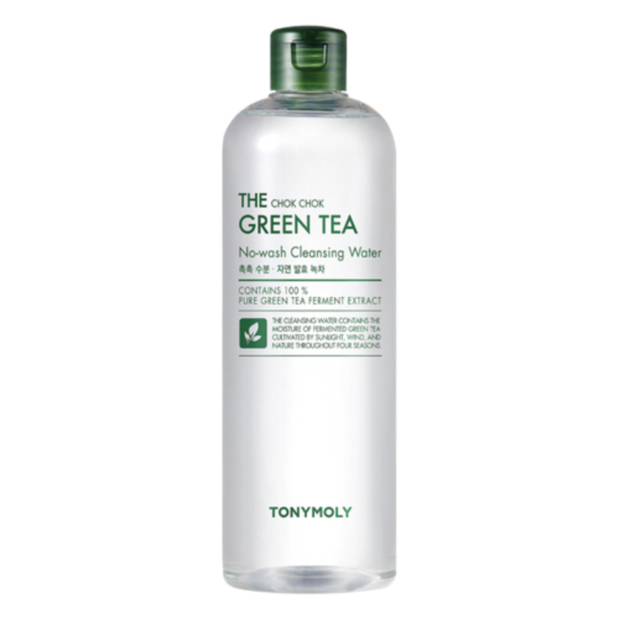 TONY MOLY The Chok Chok Green Tea Cleansing Water, 500мл. Вода мицеллярная для снятия макияжа с зеленым чаем