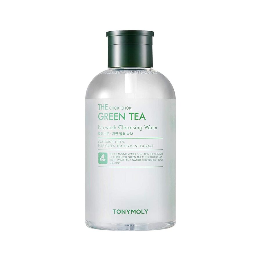 TONY MOLY The Chok Chok Green Tea Cleansing Water, 800мл. Вода мицеллярная для снятия макияжа с зеленым чаем
