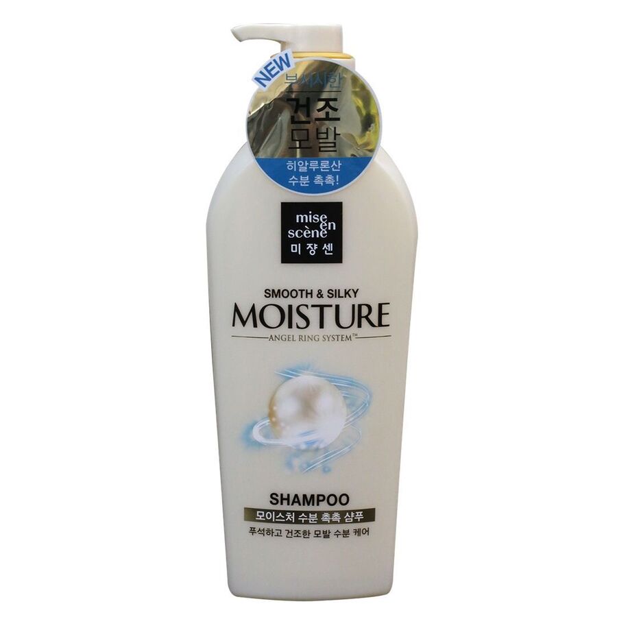 MISE EN SCENE Pearl Smooth & Silky Moisture Shampoo, 780мл. Шампунь для блеска волос увлажняющий