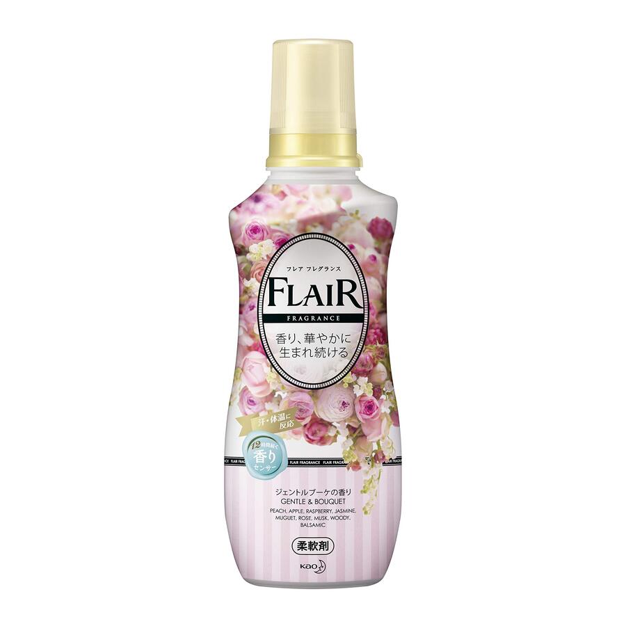 KAO Flair Fragrance Gentle Bouquet, 540мл. Кондиционер для белья смягчающий с ароматом цветочного букета