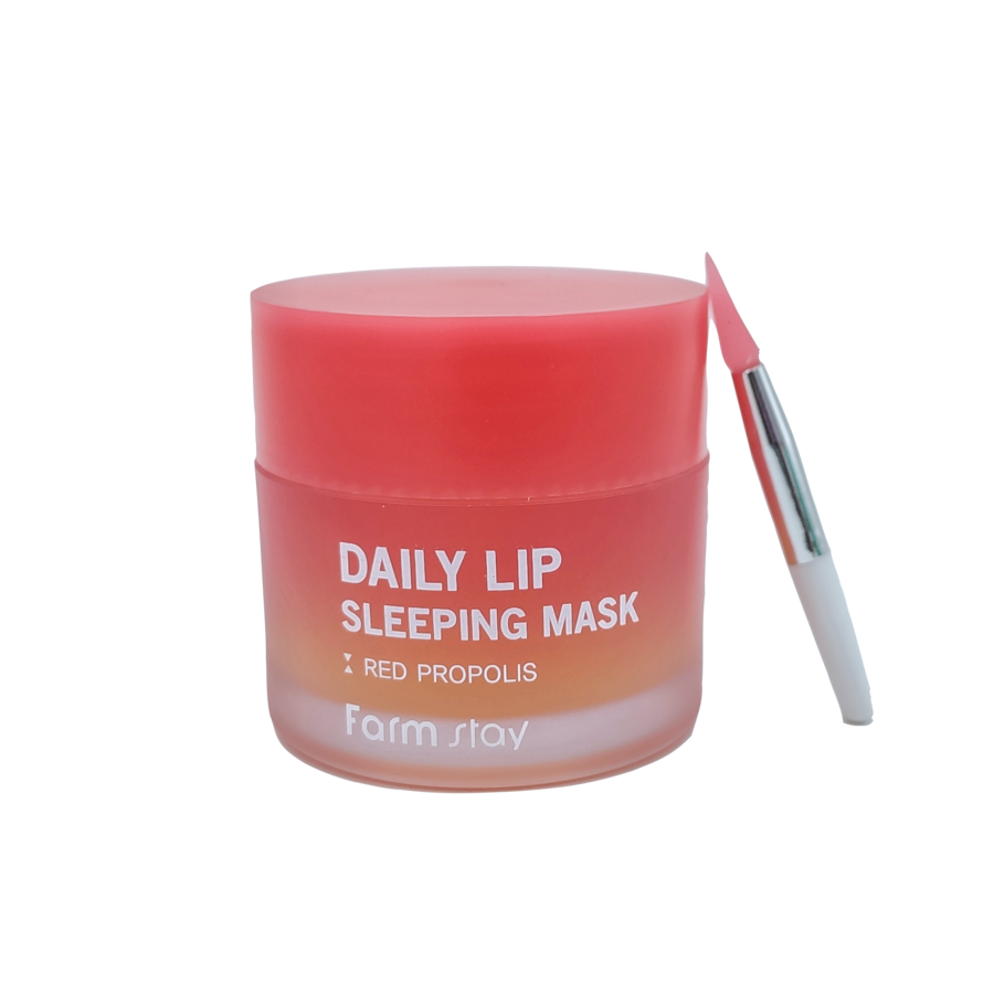 FARMSTAY FarmStay Daily Lip Sleeping Mask Red Propolis, 20гр. Маска для губ ночная с прополисом