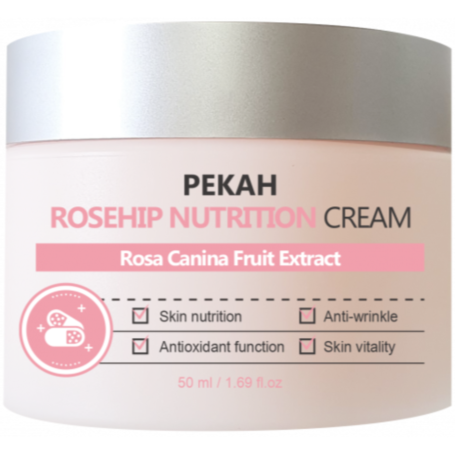 PEKAH Rosehip Nutrition Cream, 50мл Крем для лица питательный с маслом шиповника