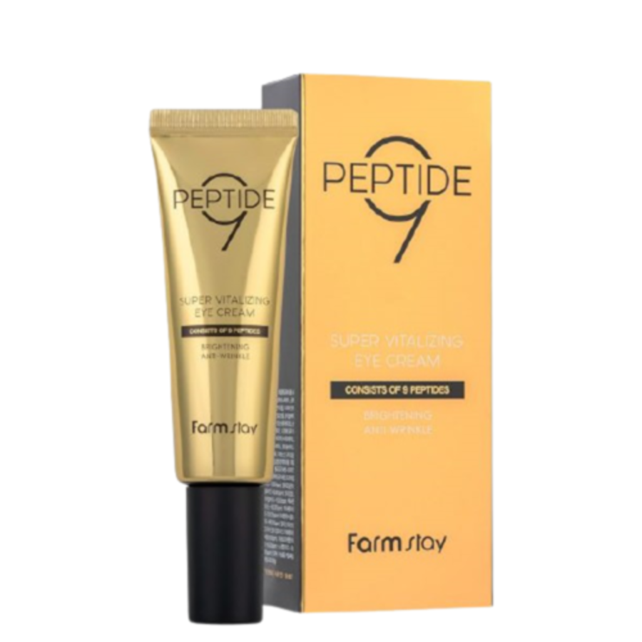 FARMSTAY Peptide 9 Super Vitalizing Eye Cream, 50мл FarmStay Крем для век с ботокс-эффектом с пептидами