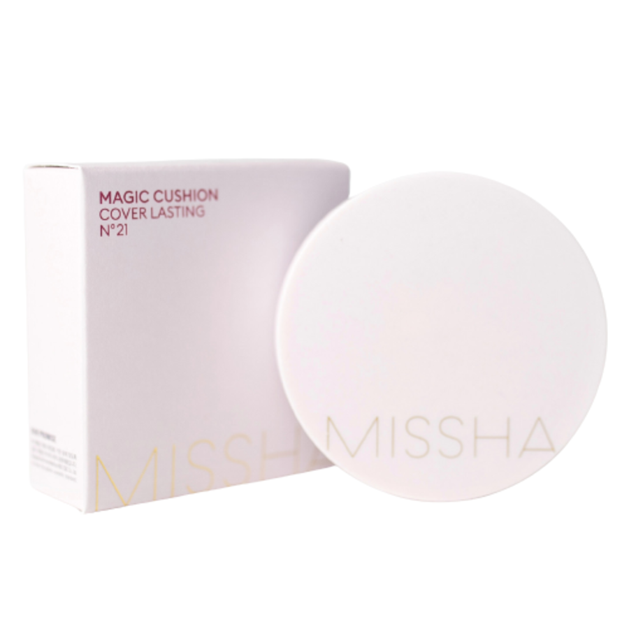 MISSHA Magic Cushion Cover Lasting SPF50+PA+++, 15гр. Крем-кушон тональный для безупречной кожи #21тон