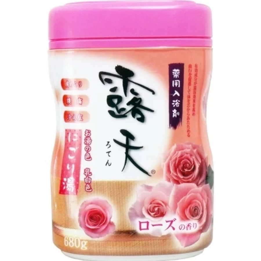 FUSO KAGAKU Соль для ванны с бодрящим эффектом и ароматом роз, 680гр.