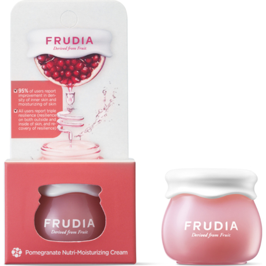 FRUDIA Pomegranate Nutri-Moisturizing Cream, миниатюра, 10мл. Крем для лица питательный на основе сока граната