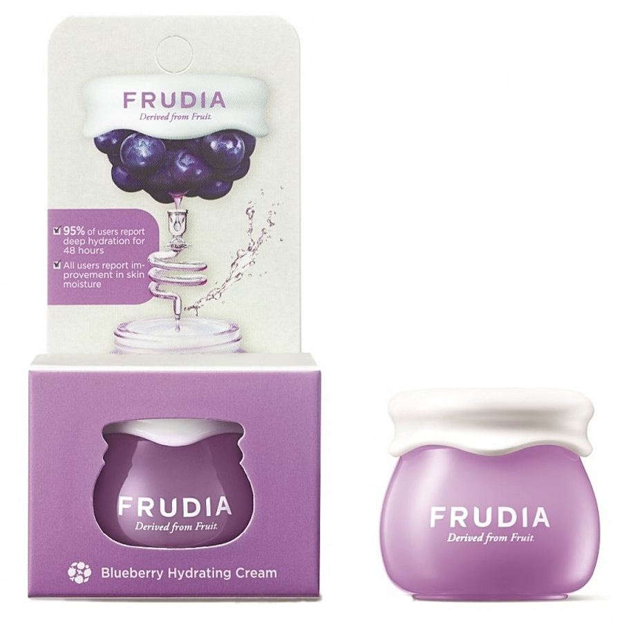 FRUDIA Blueberry Intensive Hydrating Cream, 10гр. Крем для лица увлажняющий с черникой