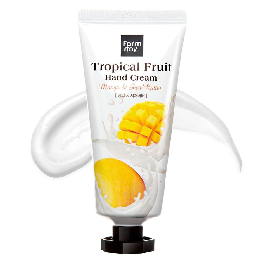 FARMSTAY Tropical Fruit Hand Cream Mango And Shea Butter, 50мл. FarmStay Крем для рук с ароматом тропических фруктов