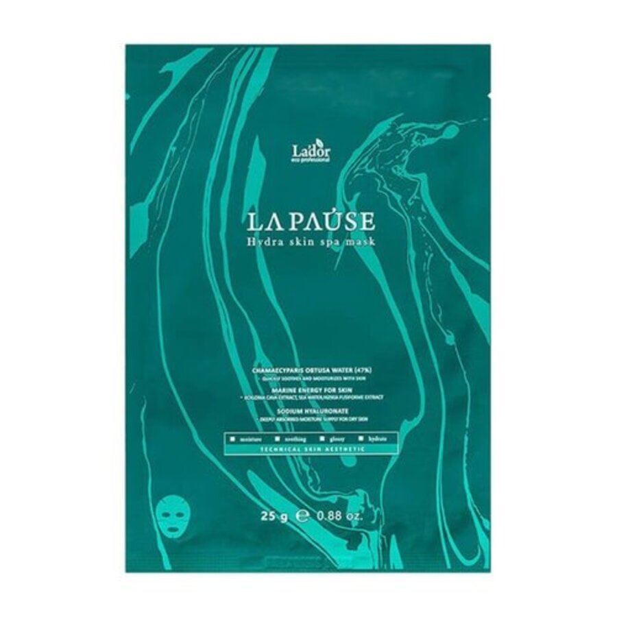 LA'DOR La-Pause Hydra Skin Spa Mask, 25гр. Маска для лица тканевая с морским коллагеном