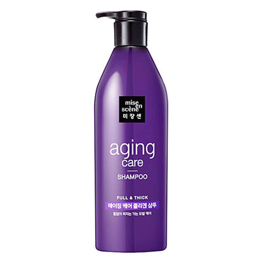 MISE EN SCENE Mise En Scene Aging Care Shampoo, 680мл. Шампунь для волос антивозрастной с коллагеном с жемчугом