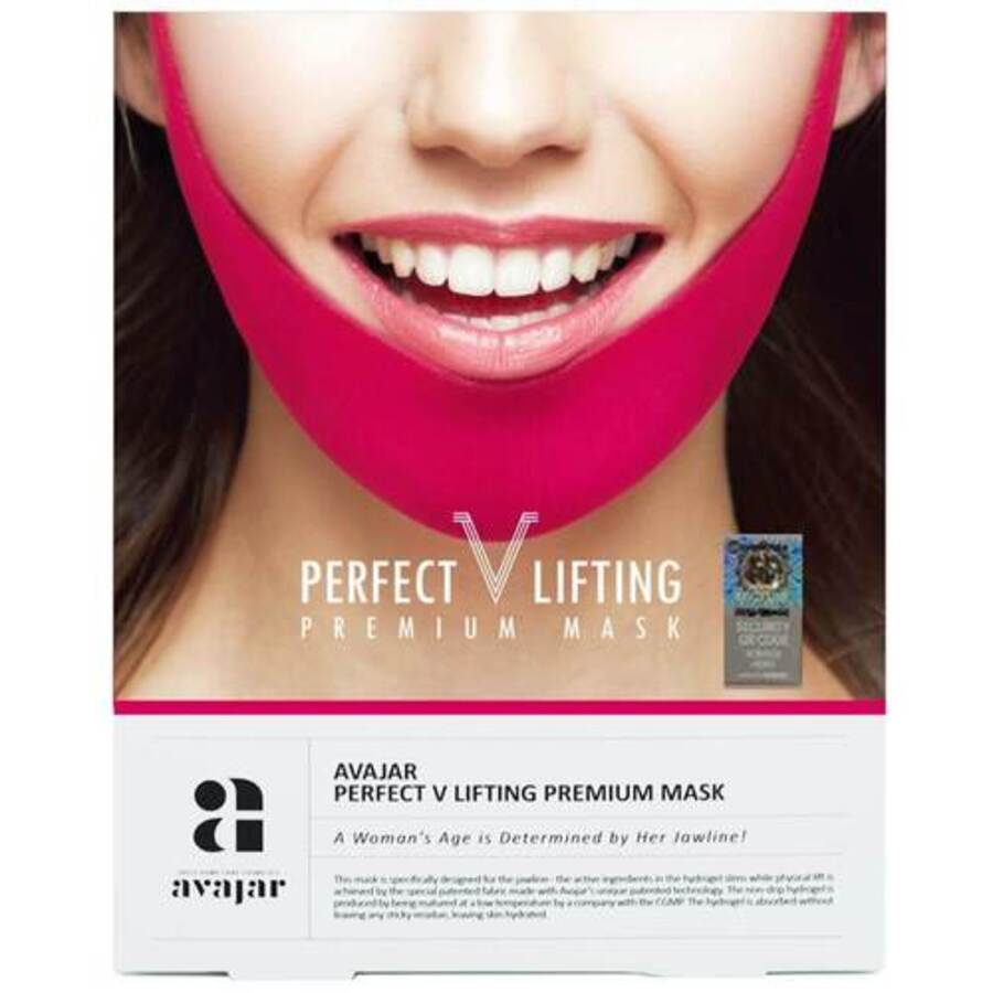 AVAJAR Perfect V Lifting Premium Mask, 5шт. Лифтинг-маска для области подбородка и щёк