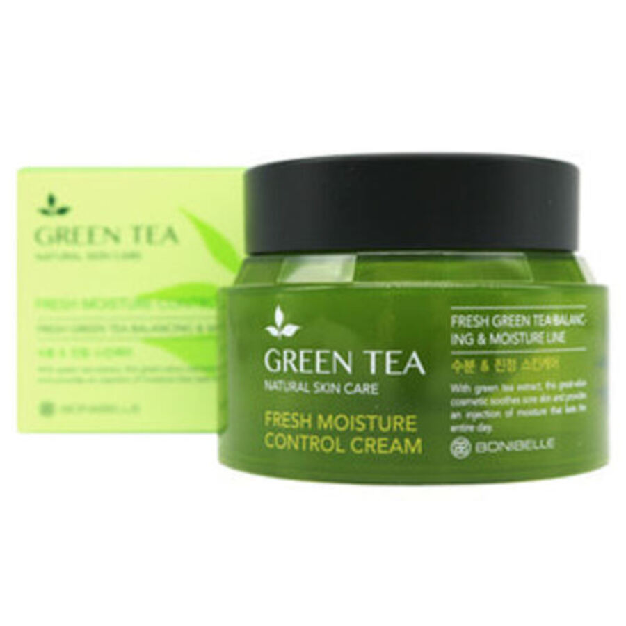 ENOUGH Bonibelle Green Tea Fresh Moisture Control Cream, 80мл. Крем для лица с зеленым чаем