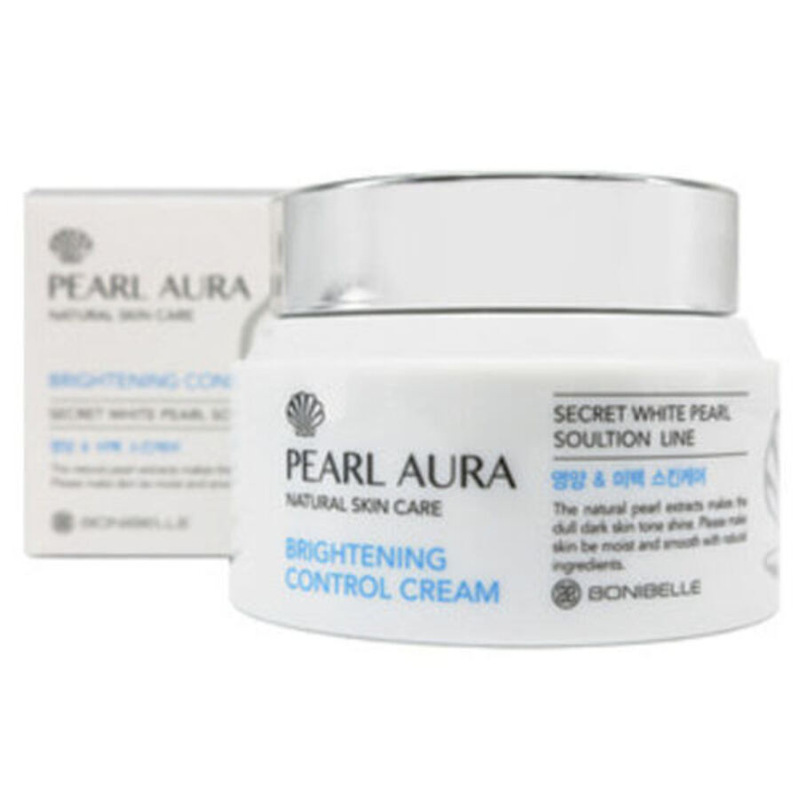 ENOUGH Bonibelle Pearl Aura Brightening Control Cream, 80мл. Крем для сияния кожи лица с экстрактом жемчуга