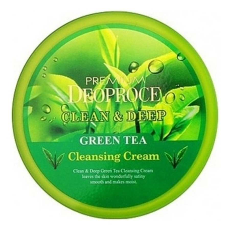 DEOPROCE Premium Clean & Deep Cleansing Cream, 300гр. Крем для лица очищающий с зеленым чаем