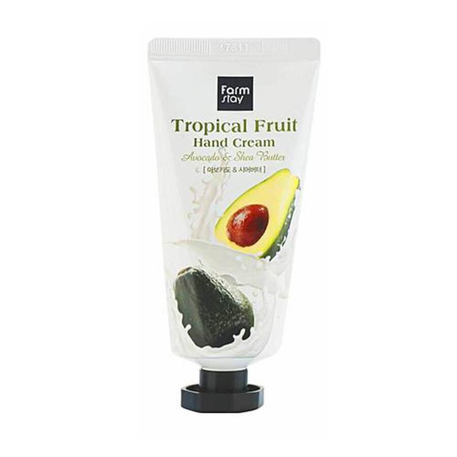 FARMSTAY Tropical Fruit Hand Cream, 50мл. FarmStay Крем для рук с авокадо и маслом ши