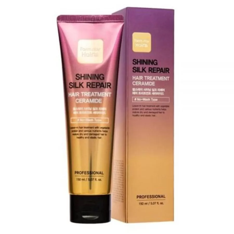 FARMSTAY Shining Silk Repair Hair, 150мл. Бальзам для волос несмываемый с керамидами