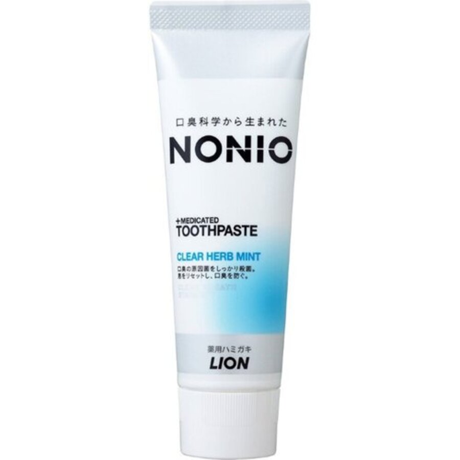 LION Nonio Clear Herb Mint, 130гр. Паста зубная комплексного действия с ароматом трав и мяты