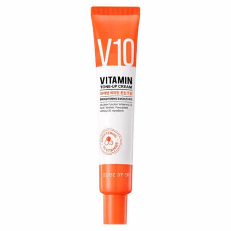 SOME BY MI V10 Vitamin Tone-Up Cream, 50мл. Крем для лица осветляющий витаминный