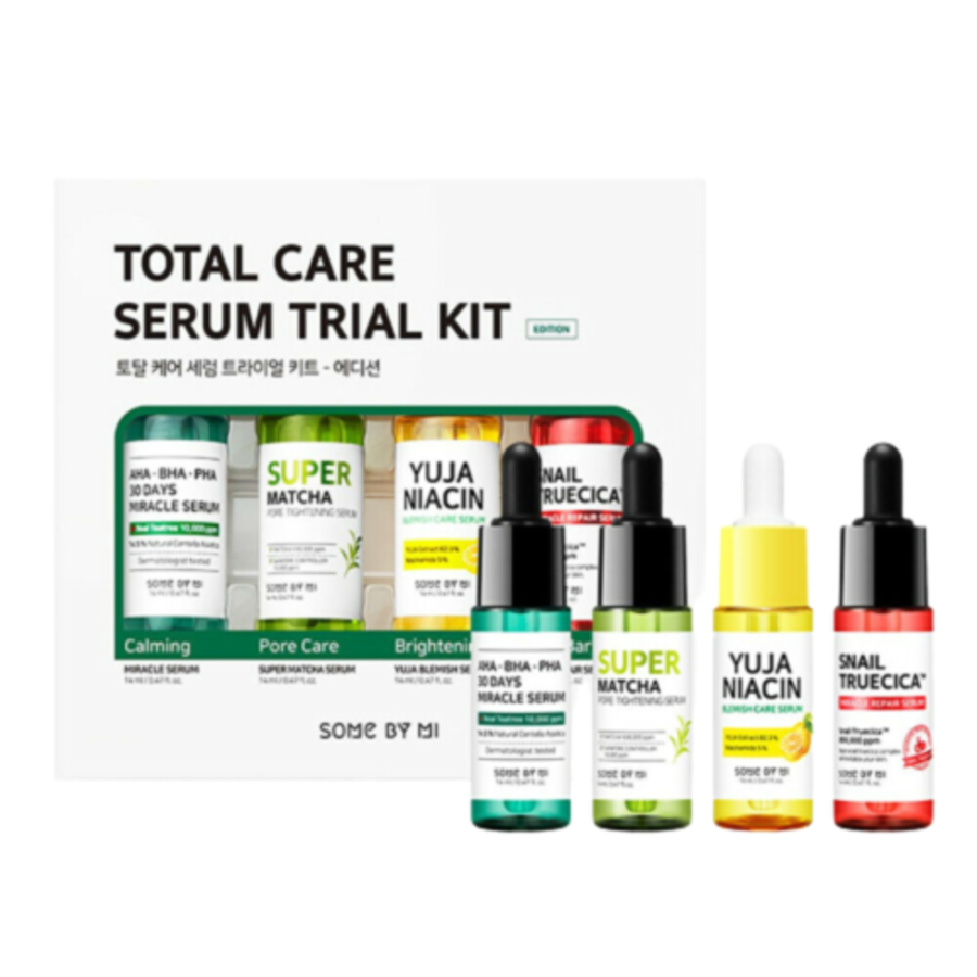 SOME BY MI Total Care Serum Trial Kit, 14мл*4шт. Набор сывороток для лица "Комплексный уход"