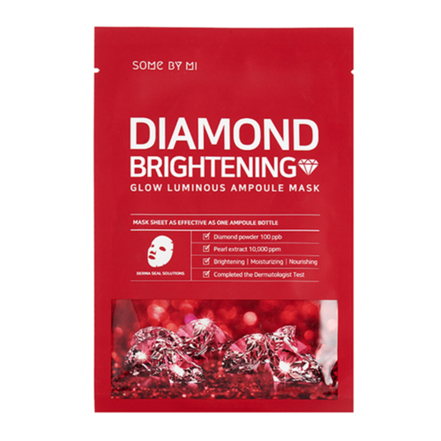 SOME BY MI Diamond Brightening Glow Luminous Ampoule, 25гр. Маска для лица тканевая