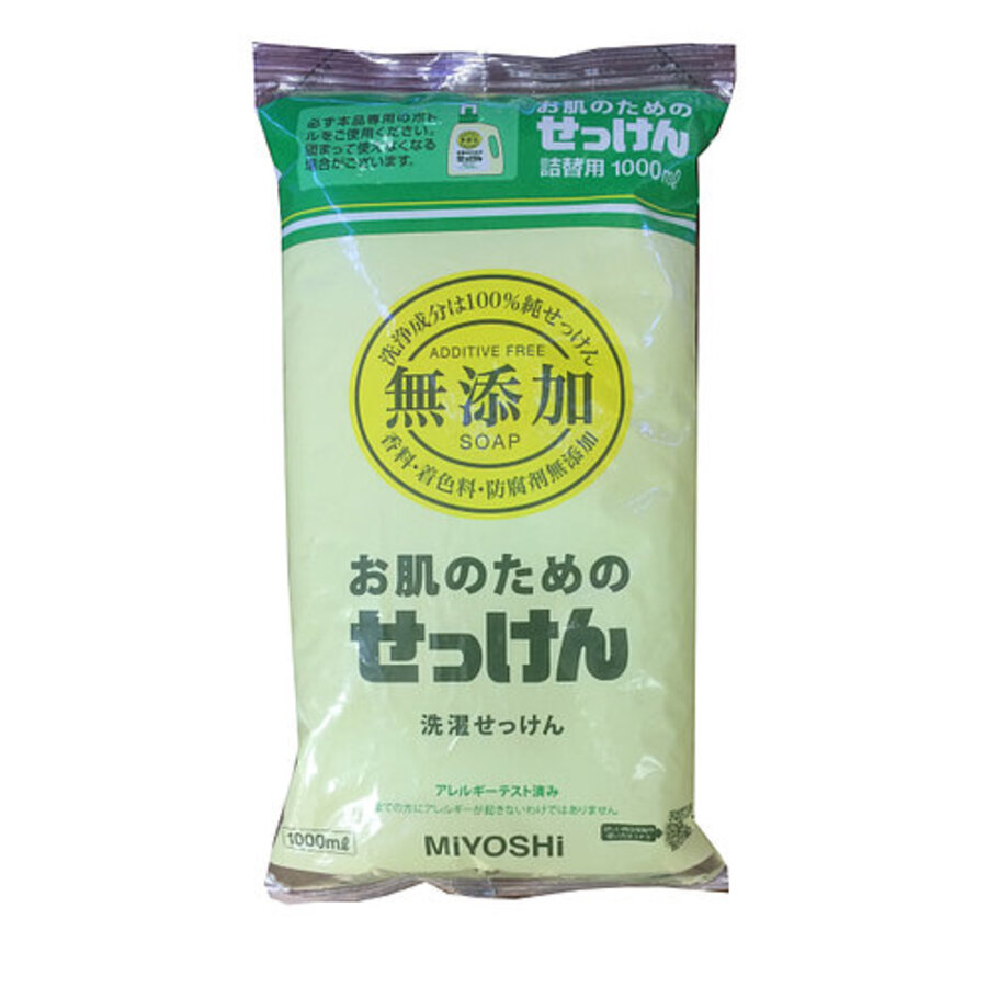 MIYOSHI Additive Free Laundry Liquid Soap, 800мл. Средство для стирки жидкое на основе натуральных компонентов