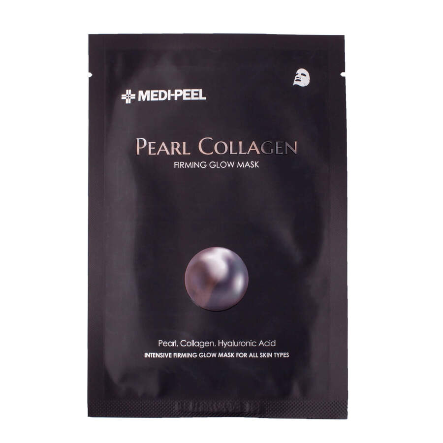 MEDI-PEEL Pearl Collagen Mask, 25мл. Маска для лица тканевая с жемчугом и коллагеном