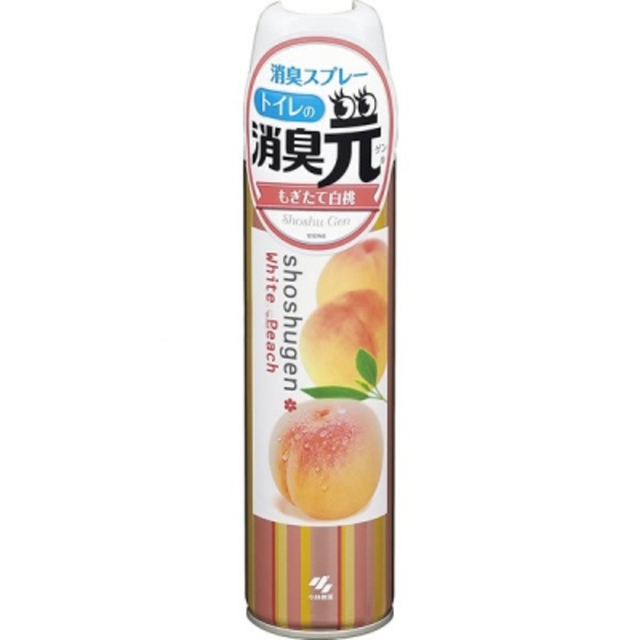 KOBAYASHI White Peach, 280мл. Освежитель-аэрозоль для туалета с ароматом персика