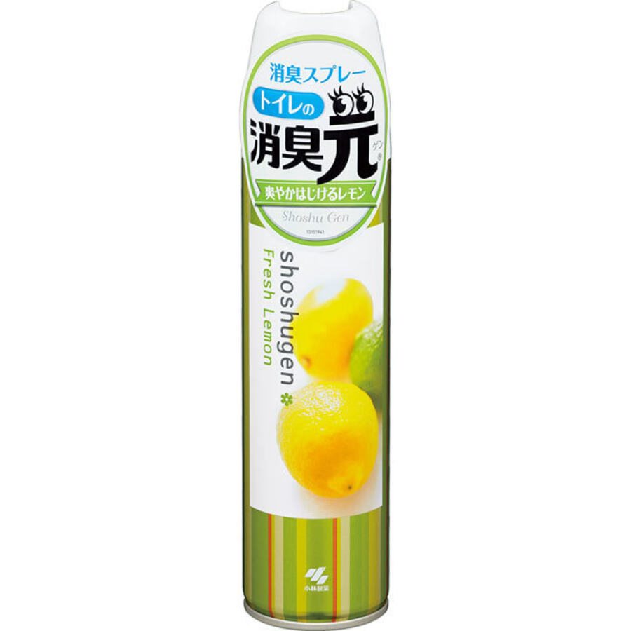 KOBAYASHI Shoshugen Fresh Lemon, 280мл. Освежитель-аэрозоль для туалета