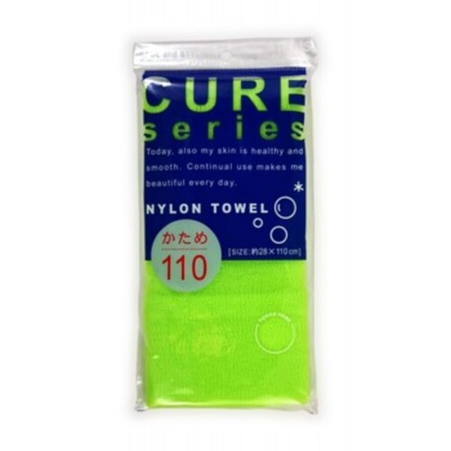 OHE Cure Nylon Towel, 1шт. Мочалка для тела жесткая, зеленая