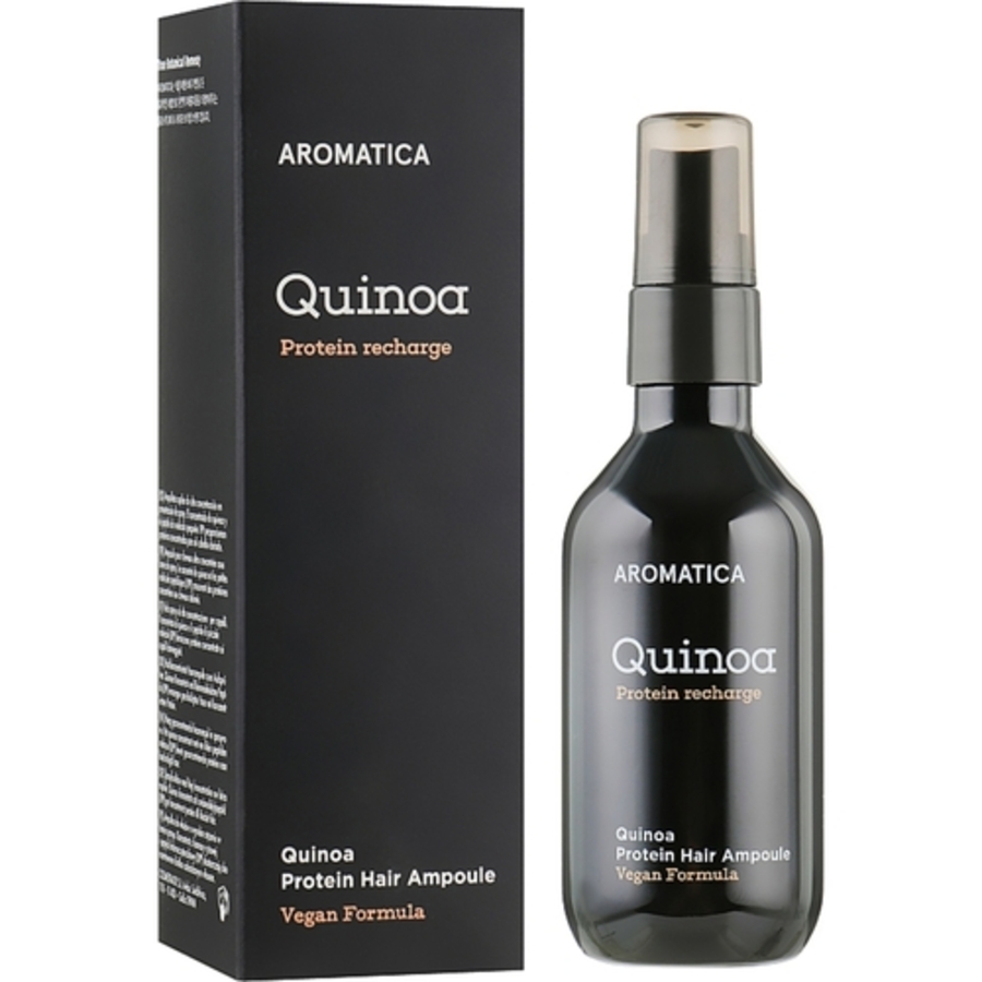 AROMATICA Quinoa Protein Hair Ampoule, 100мл. Сыворотка-спрей для поврежденных волос с пептидами