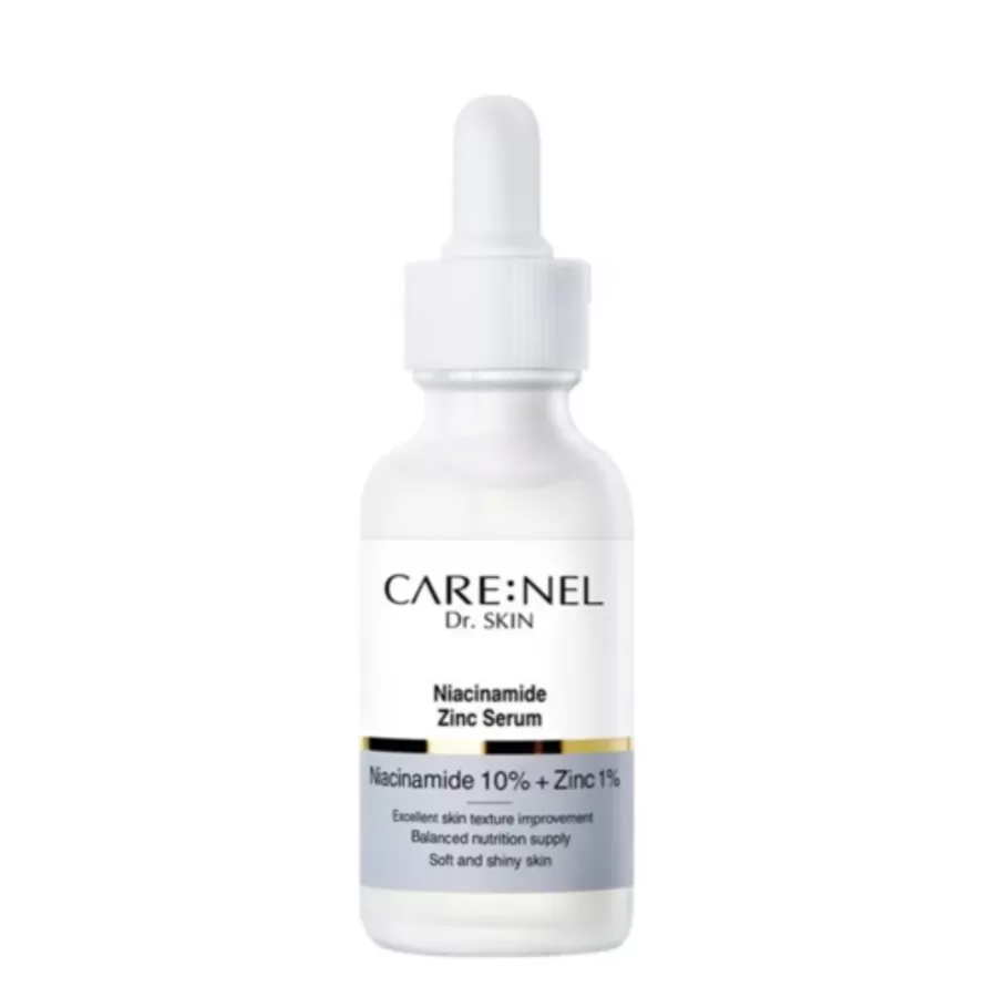 CARE:NEL Niacinamide Zinc Serum, 30мл. Care:Nel Сыворотка для жирной и проблемной кожи с ниацинамидом