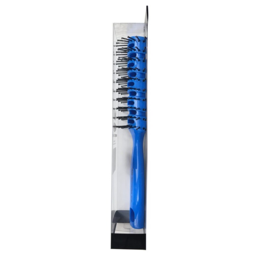 VESS Skelton Brush, 1шт. Расческа для укладки волос профессиональная с антибактериальным эффектом, синяя