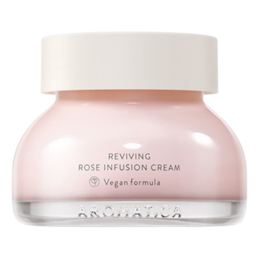 AROMATICA Reviving Rose Infusion Cream, 50мл. Крем для лица с экстрактом дамасской розы