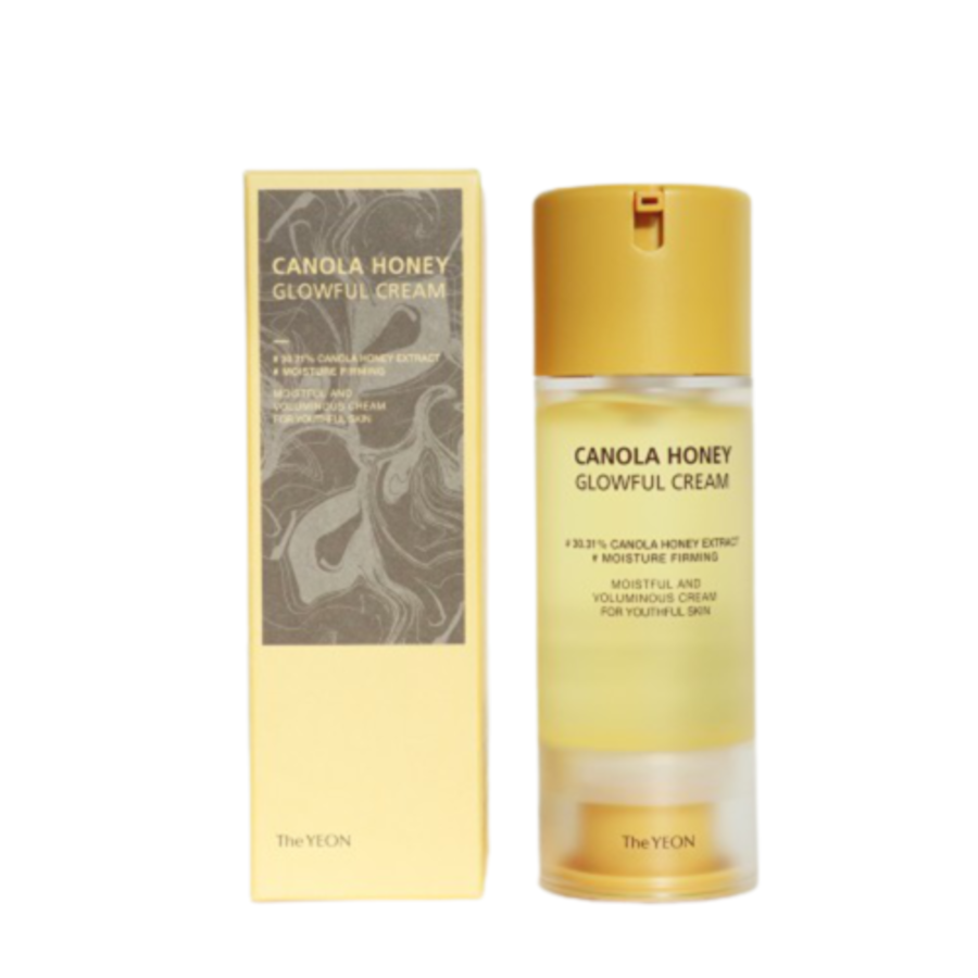 TheYEON Canola Honey Glowful Cream, 100мл. Крем - флюид для лица мультифункциональный с 30% содержанием меда канолы