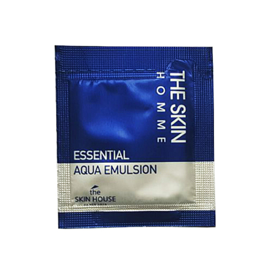 THE SKIN HOUSE Homme Essential Aqua Emulsion, пробник, 2мл. Эмульсия для мужской кожи увлажняющая