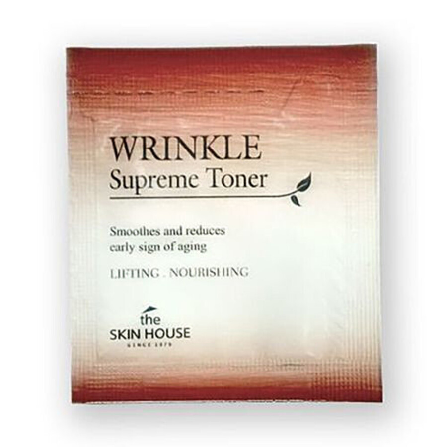 THE SKIN HOUSE Wrinkle Supreme Toner, пробник, 2мл. Тонер для лица против морщин с женьшенем