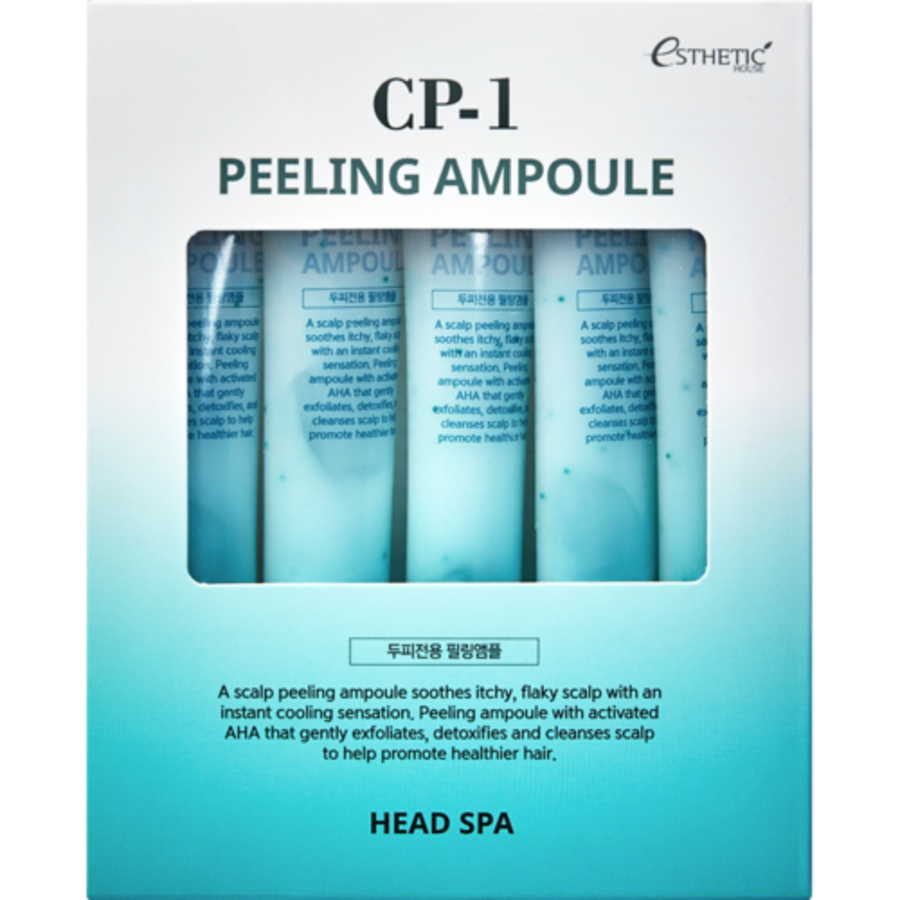 ESTHETIC HOUSE CP-1 Peeling Ampoule, 20мл*5шт. Пилинг-сыворотка для кожи головы глубокое очищение