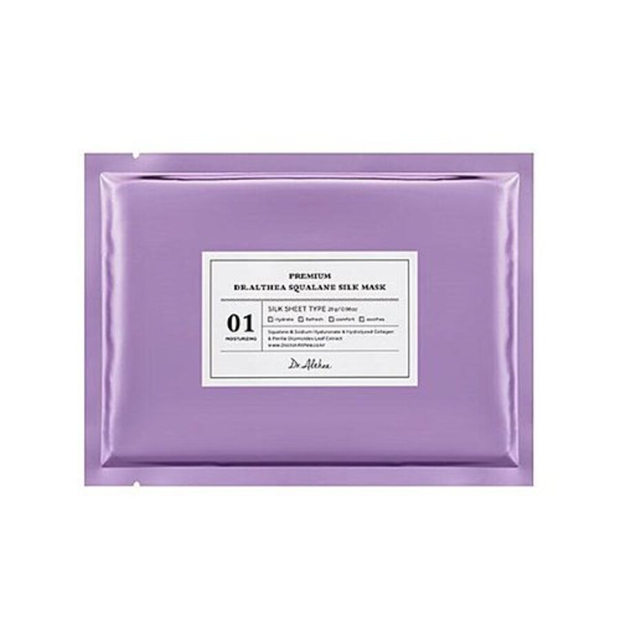 DR. ALTHEA Premium Squalane Silk Mask, 28гр. Dr.Althea Маска для лица тканевая со скваланом