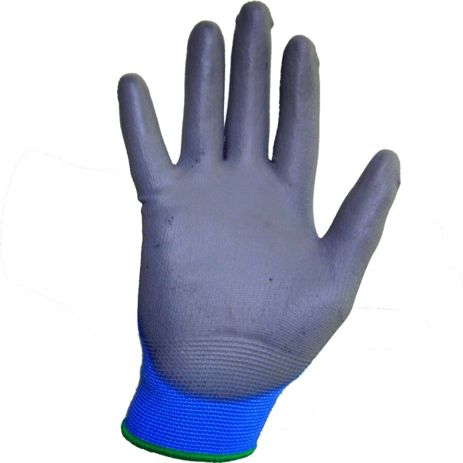 MYUNGJIN Hygienic Glove Coating, 1 пара. Перчатки хозяйственные с полиуретановым покрытием размер S