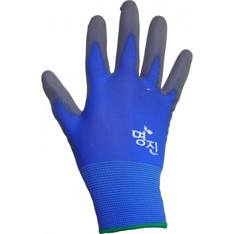 MYUNGJIN Hygienic Glove Coating, 1 пара. Перчатки хозяйственные с полиуретановым покрытием размер S