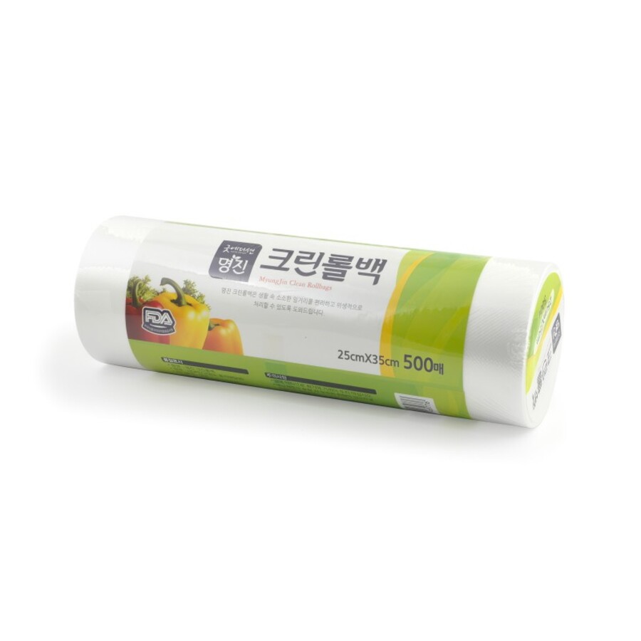 MYUNGJIN Bags Roll Type, 500шт. Пакеты полиэтиленовые пищевые в рулоне 25см*35см